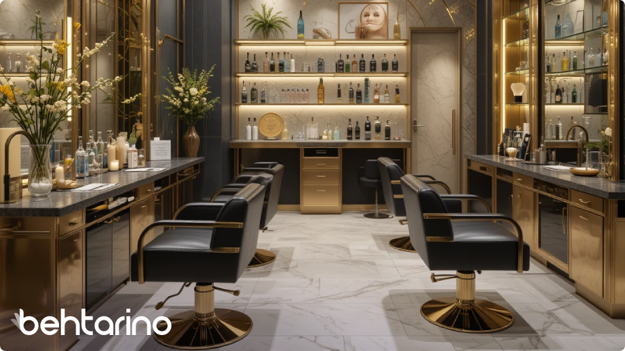 دکوراسیون آرایشگاه زنانه